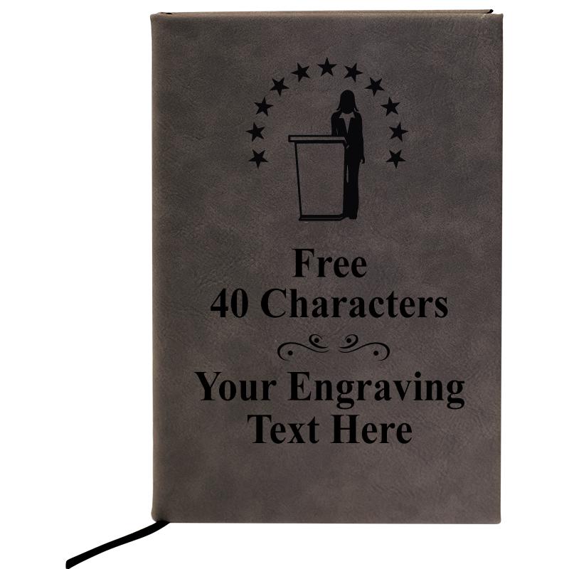 8" INSPIRE LEATHERETTE JOURNAL