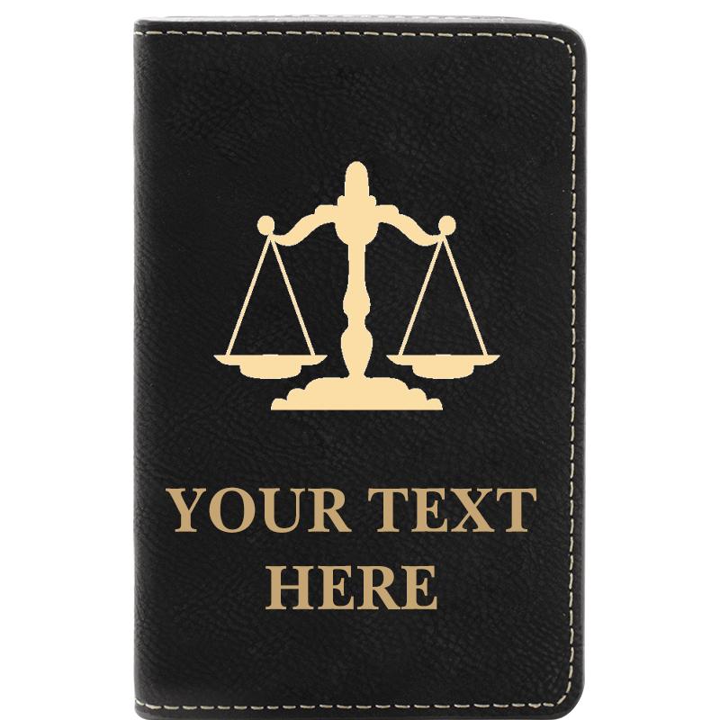 LEATHER WINE SET BLACK 2 PC