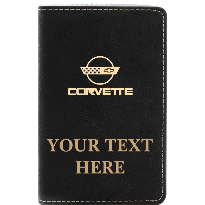 LEATHER WINE SET BLACK 2 PC