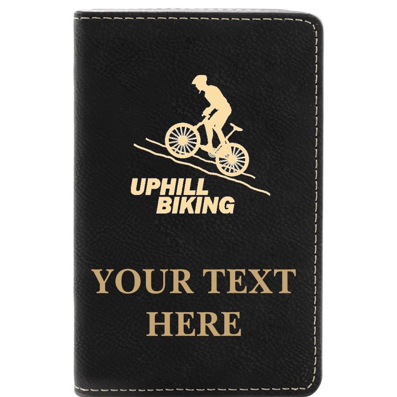 LEATHER WINE SET BLACK 2 PC