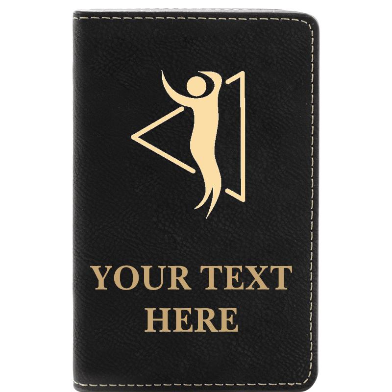 LEATHER WINE SET BLACK 2 PC