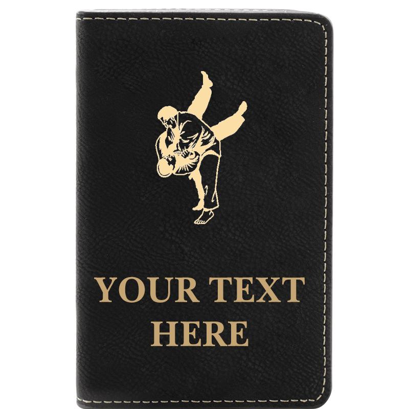 LEATHER WINE SET BLACK 2 PC