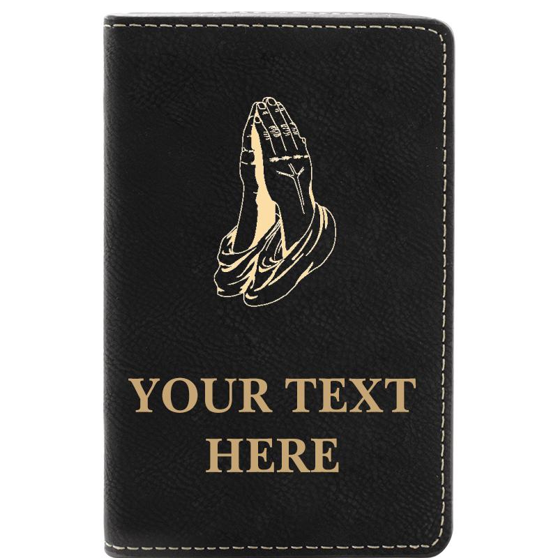 LEATHER WINE SET BLACK 2 PC