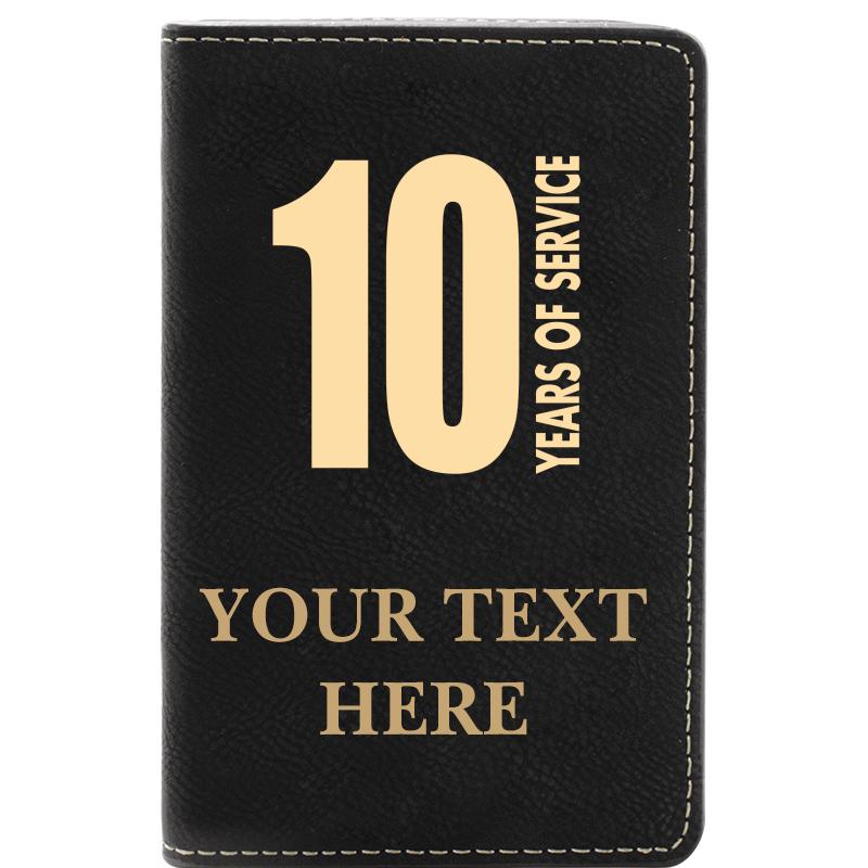 LEATHER WINE SET BLACK 2 PC