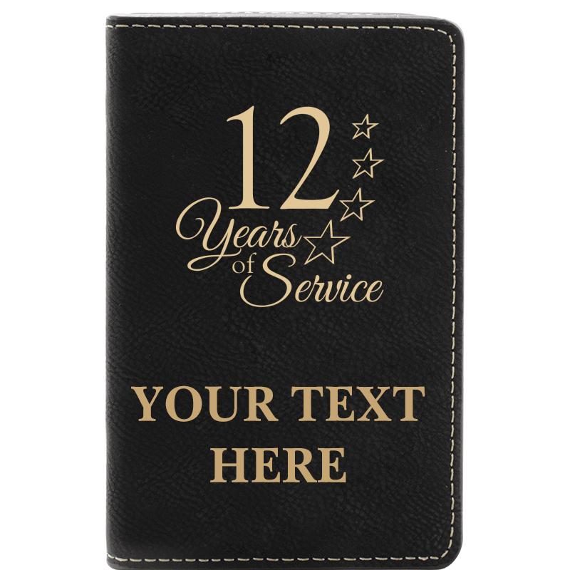 LEATHER WINE SET BLACK 2 PC