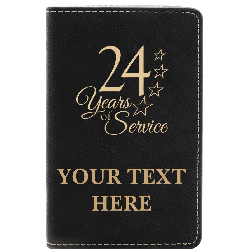 LEATHER WINE SET BLACK 2 PC