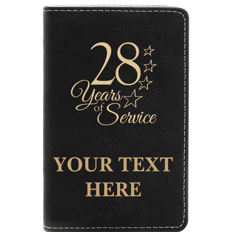 LEATHER WINE SET BLACK 2 PC