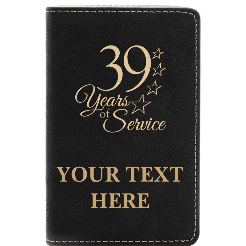 LEATHER WINE SET BLACK 2 PC