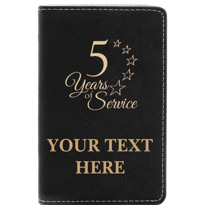 LEATHER WINE SET BLACK 2 PC