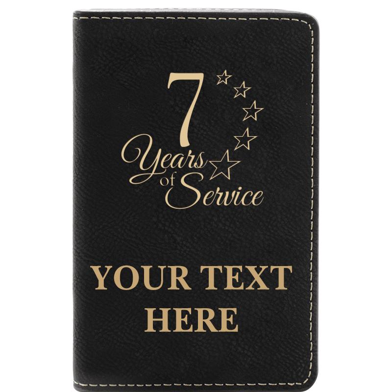 LEATHER WINE SET BLACK 2 PC