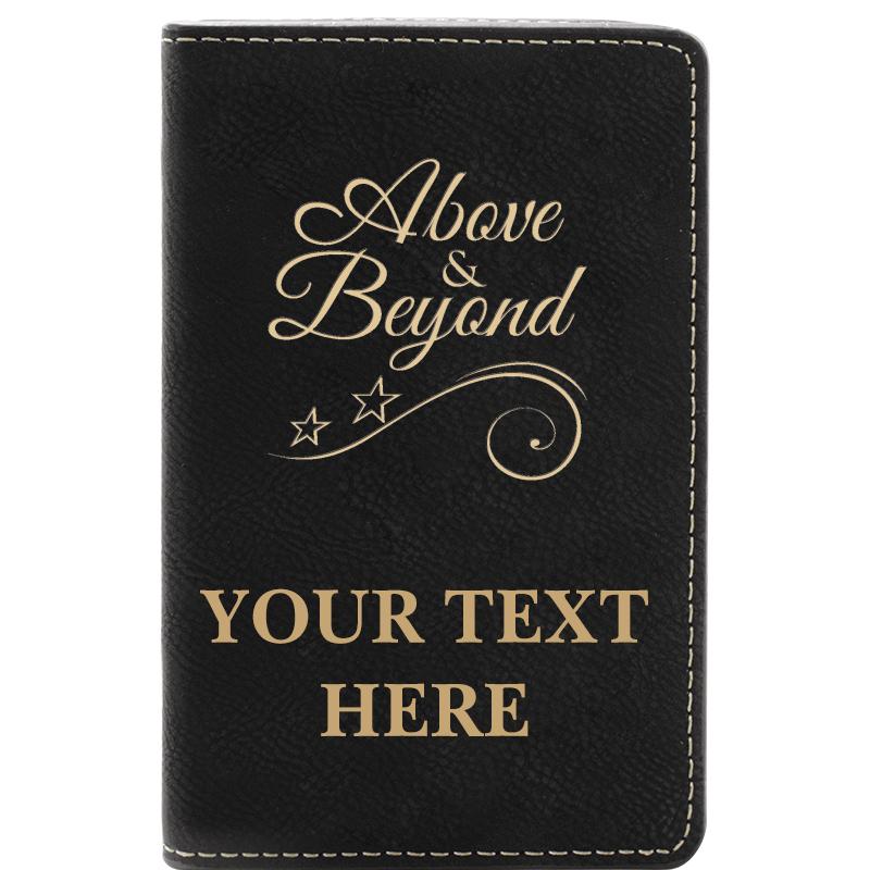 LEATHER WINE SET BLACK 2 PC