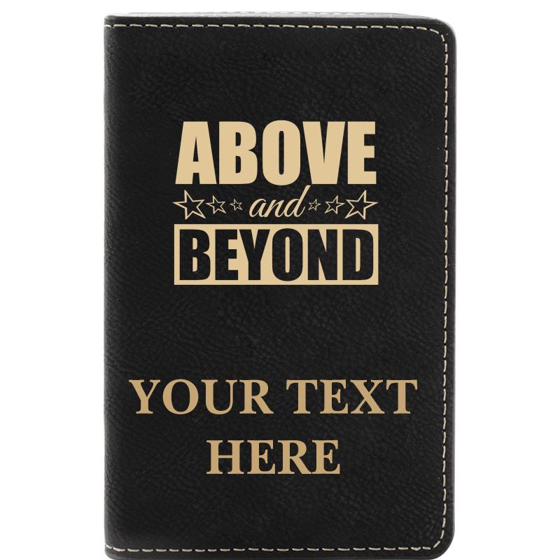 LEATHER WINE SET BLACK 2 PC