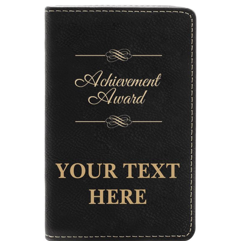 LEATHER WINE SET BLACK 2 PC