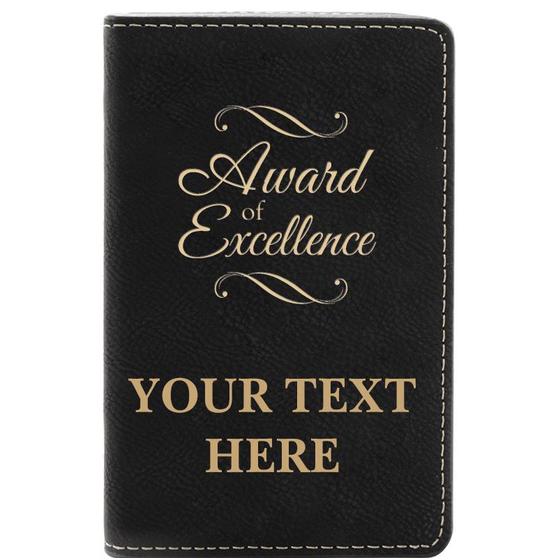 LEATHER WINE SET BLACK 2 PC