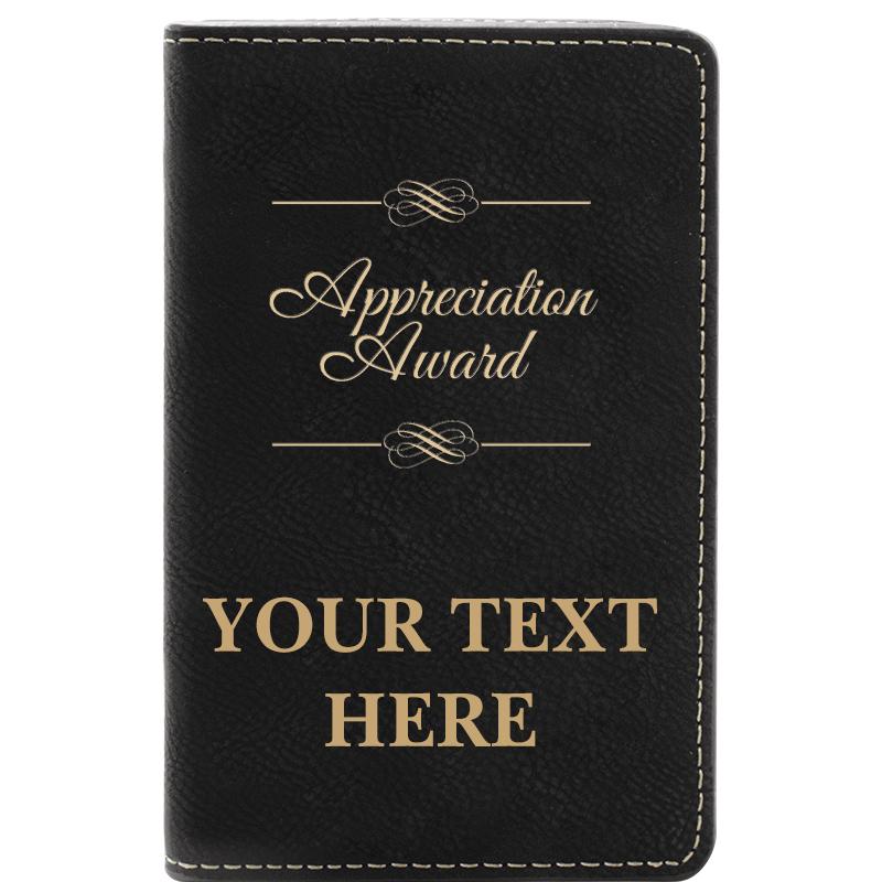 LEATHER WINE SET BLACK 2 PC