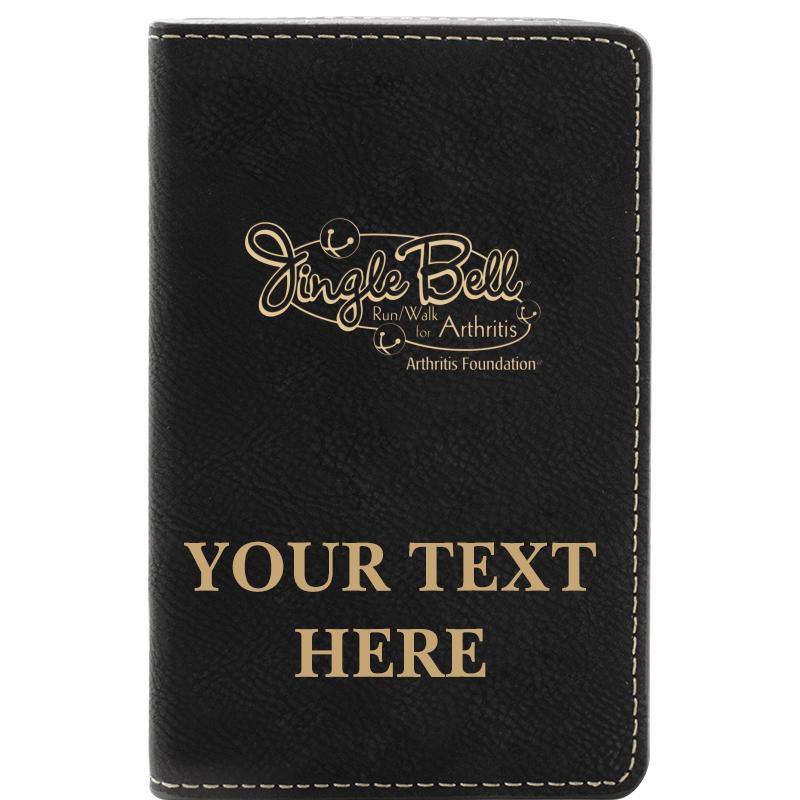 LEATHER WINE SET BLACK 2 PC