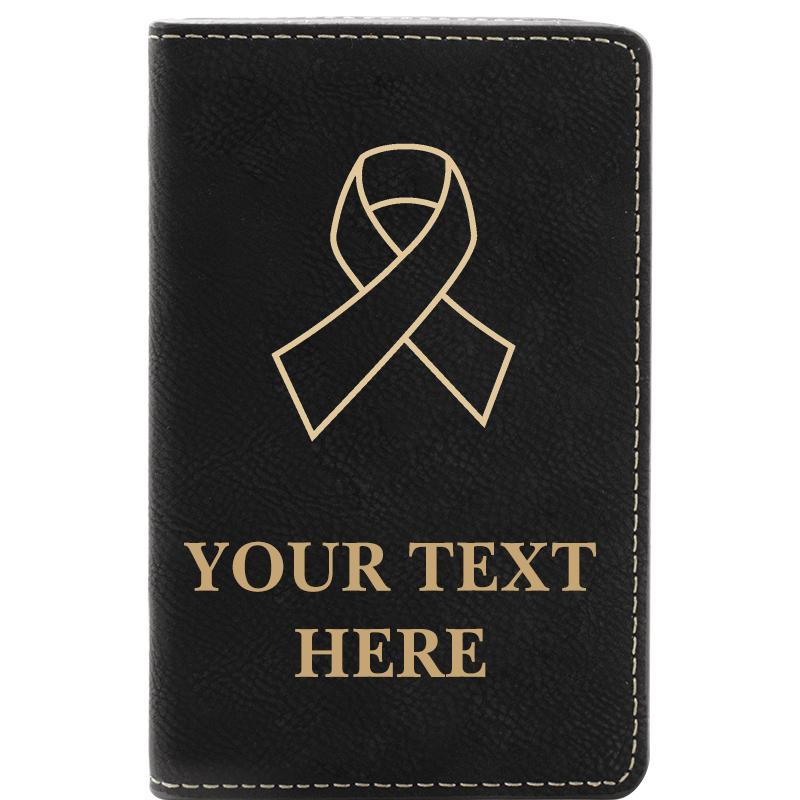 LEATHER WINE SET BLACK 2 PC