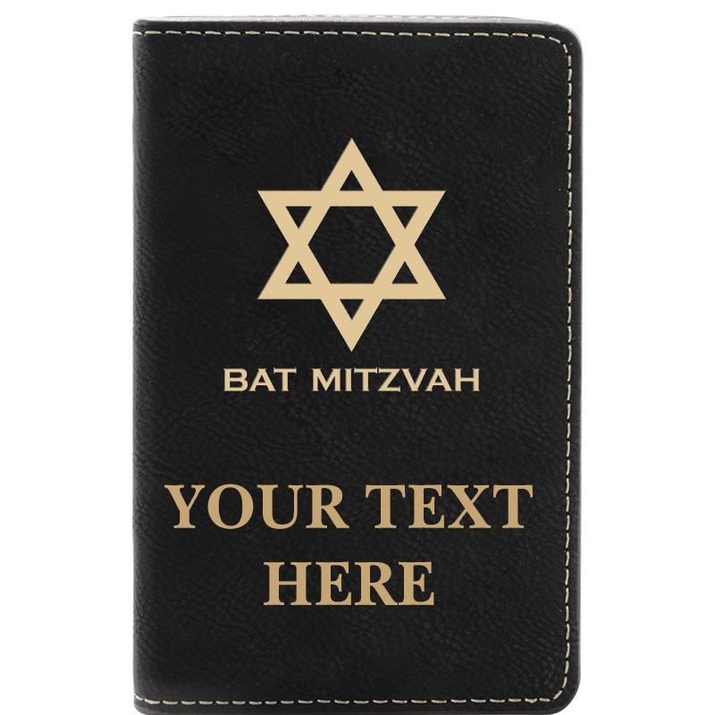 LEATHER WINE SET BLACK 2 PC