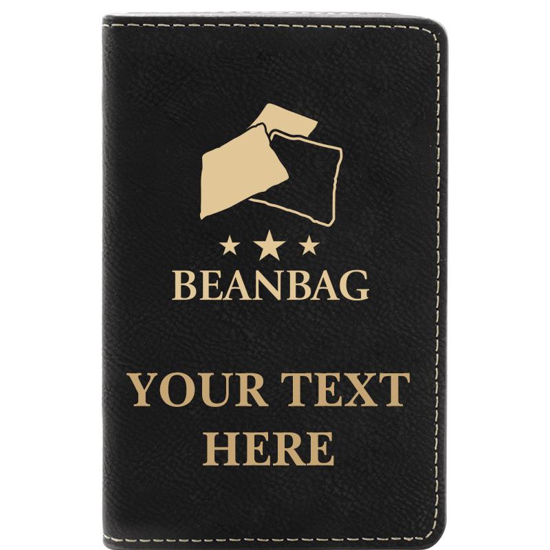 LEATHER WINE SET BLACK 2 PC