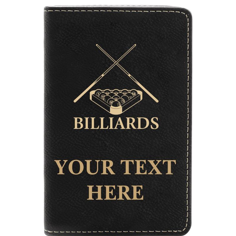 LEATHER WINE SET BLACK 2 PC