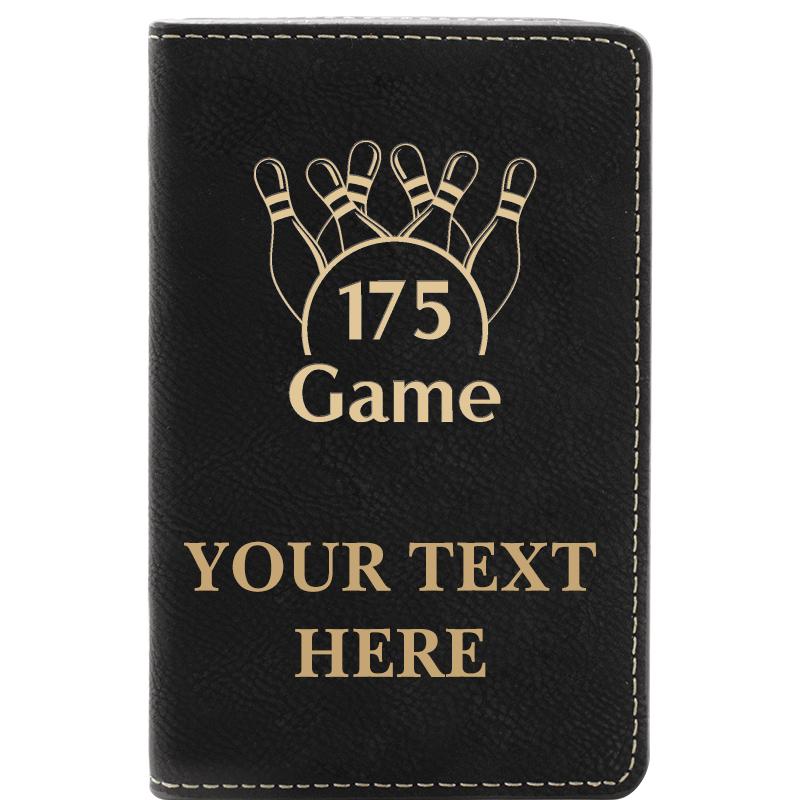 LEATHER WINE SET BLACK 2 PC