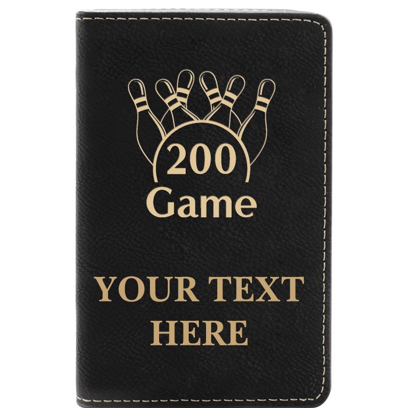 LEATHER WINE SET BLACK 2 PC