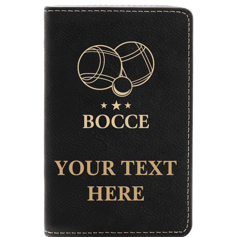 LEATHER WINE SET BLACK 2 PC