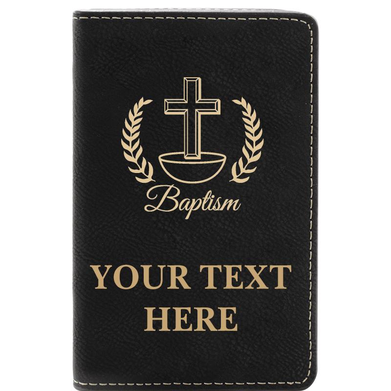 LEATHER WINE SET BLACK 2 PC