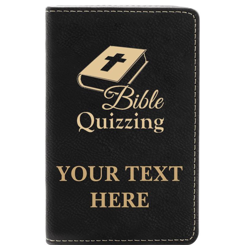 LEATHER WINE SET BLACK 2 PC