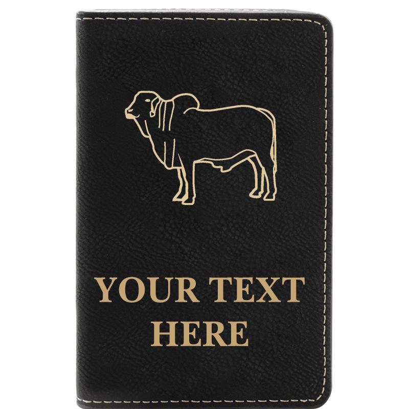 LEATHER WINE SET BLACK 2 PC