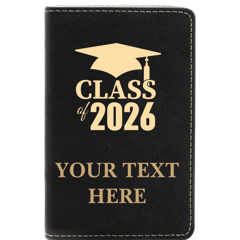 LEATHER WINE SET BLACK 2 PC