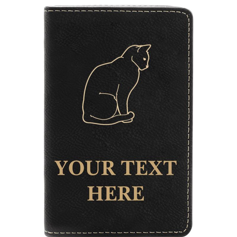 LEATHER WINE SET BLACK 2 PC