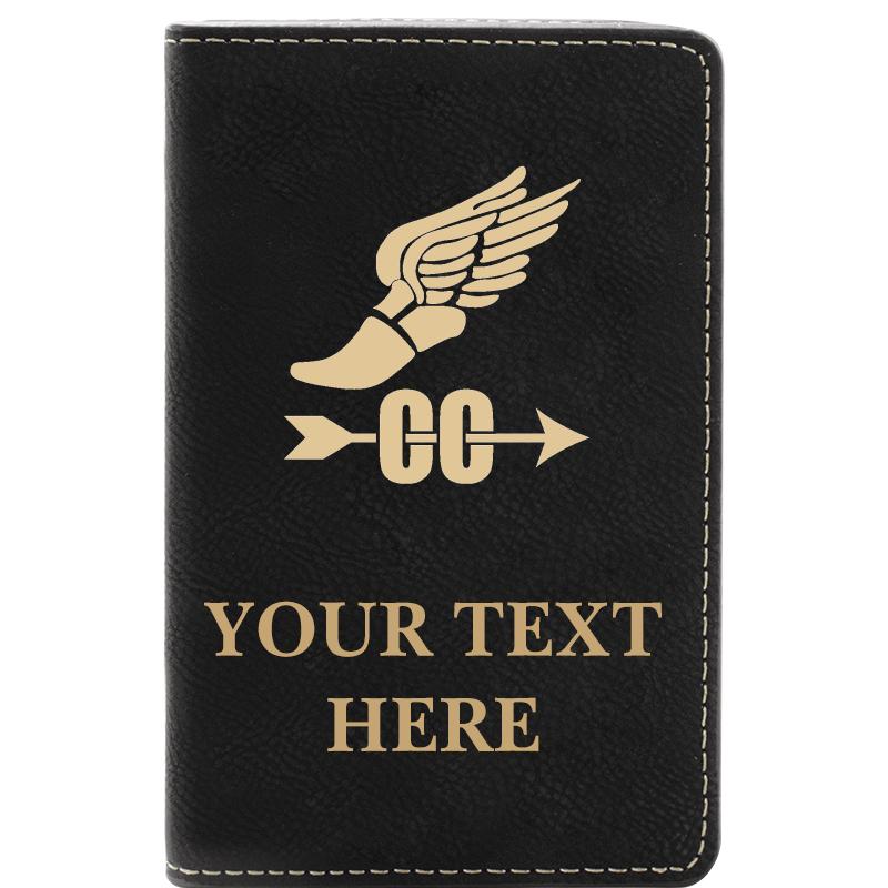 LEATHER WINE SET BLACK 2 PC