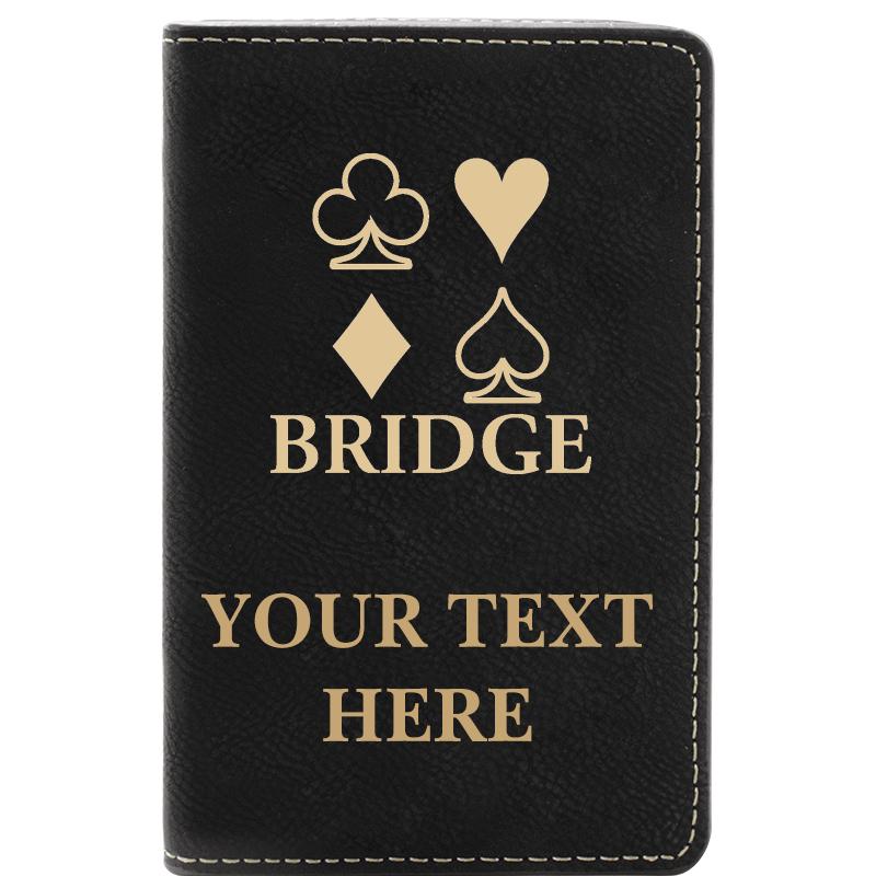 LEATHER WINE SET BLACK 2 PC