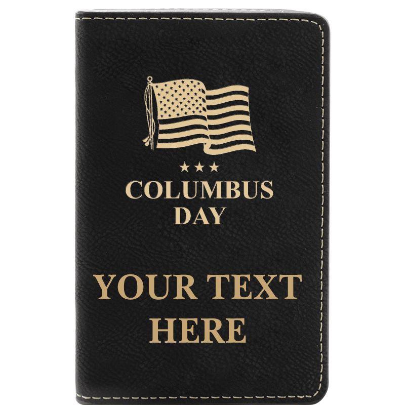 LEATHER WINE SET BLACK 2 PC