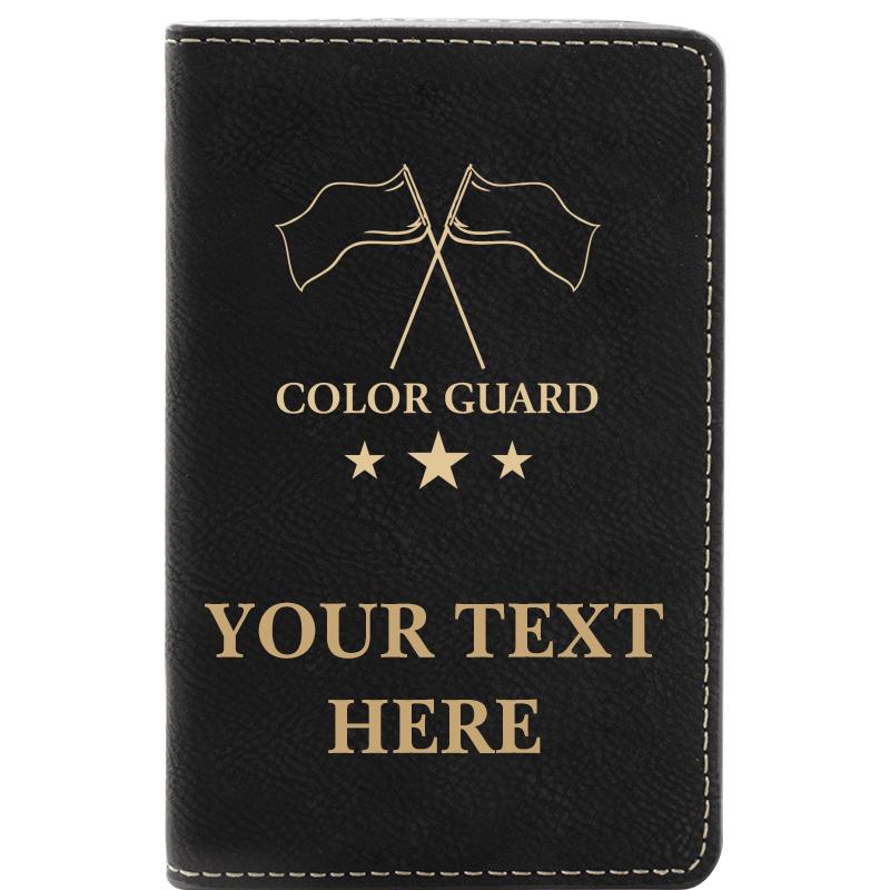 LEATHER WINE SET BLACK 2 PC