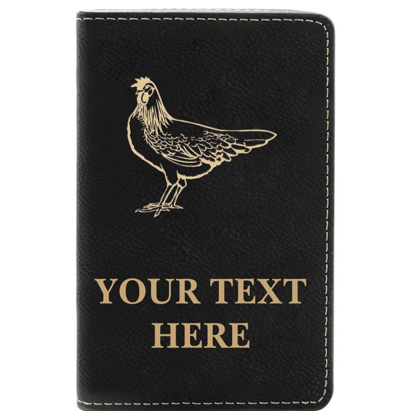 LEATHER WINE SET BLACK 2 PC