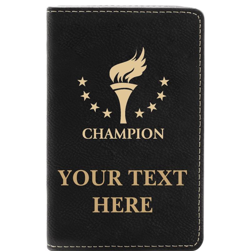 LEATHER WINE SET BLACK 2 PC