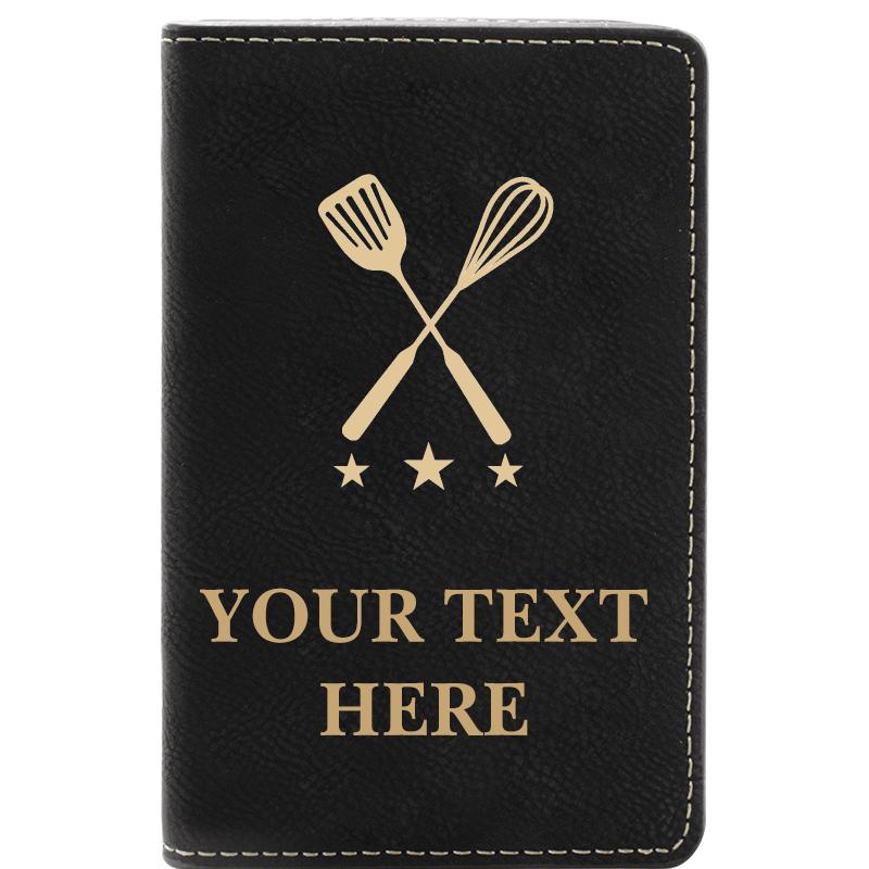 LEATHER WINE SET BLACK 2 PC