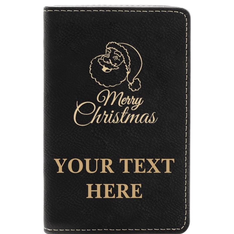 LEATHER WINE SET BLACK 2 PC