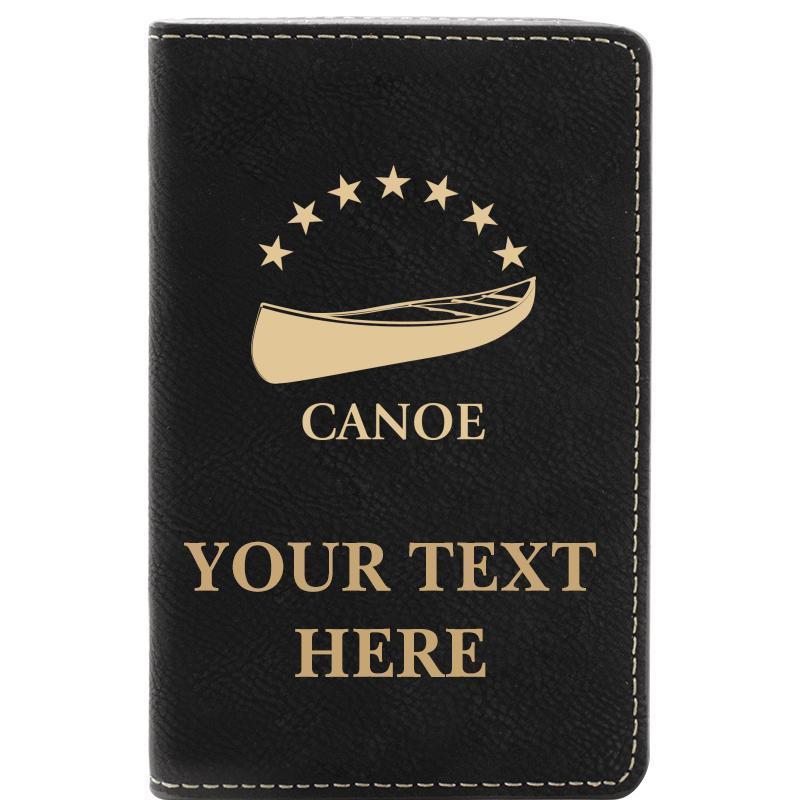 LEATHER WINE SET BLACK 2 PC