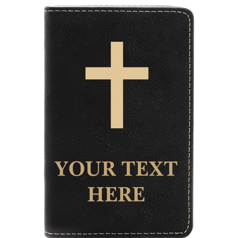 LEATHER WINE SET BLACK 2 PC