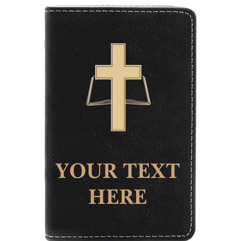 LEATHER WINE SET BLACK 2 PC