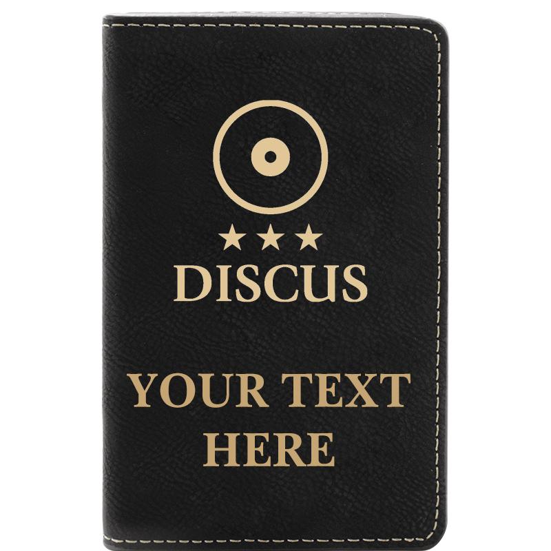 LEATHER WINE SET BLACK 2 PC