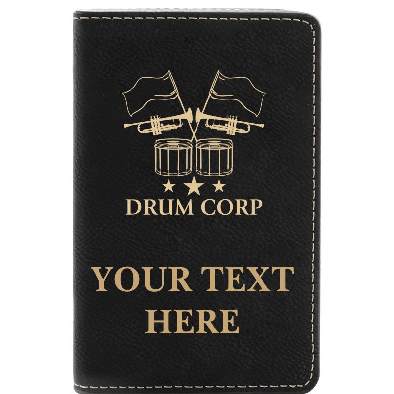 LEATHER WINE SET BLACK 2 PC