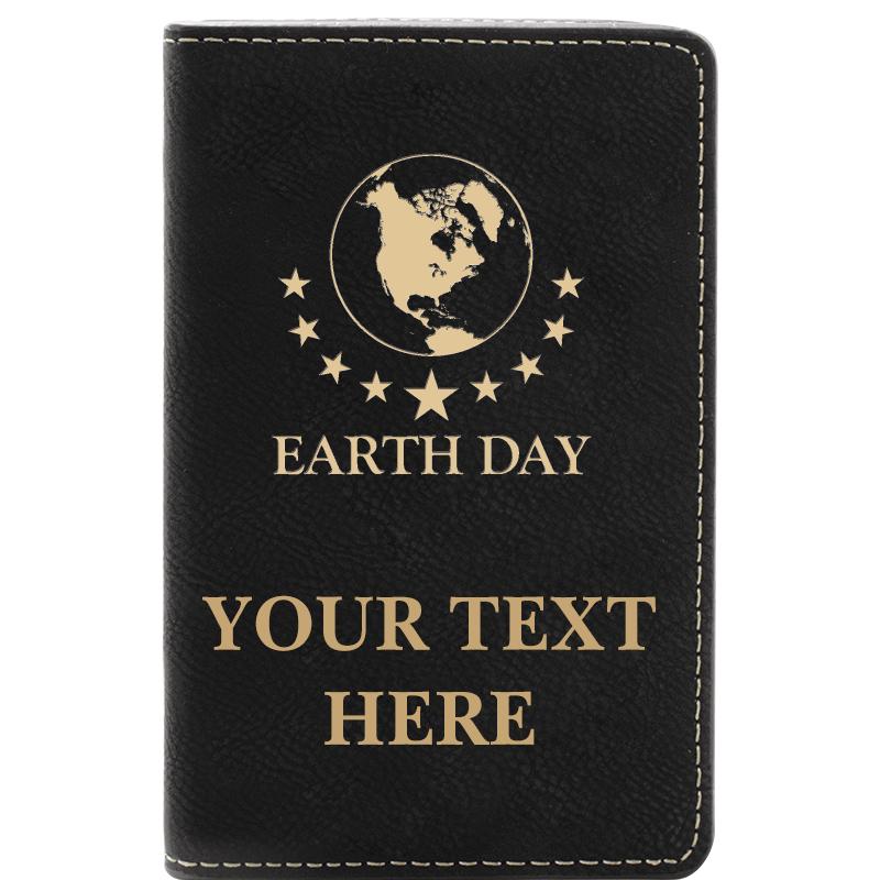 LEATHER WINE SET BLACK 2 PC