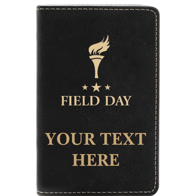 LEATHER WINE SET BLACK 2 PC