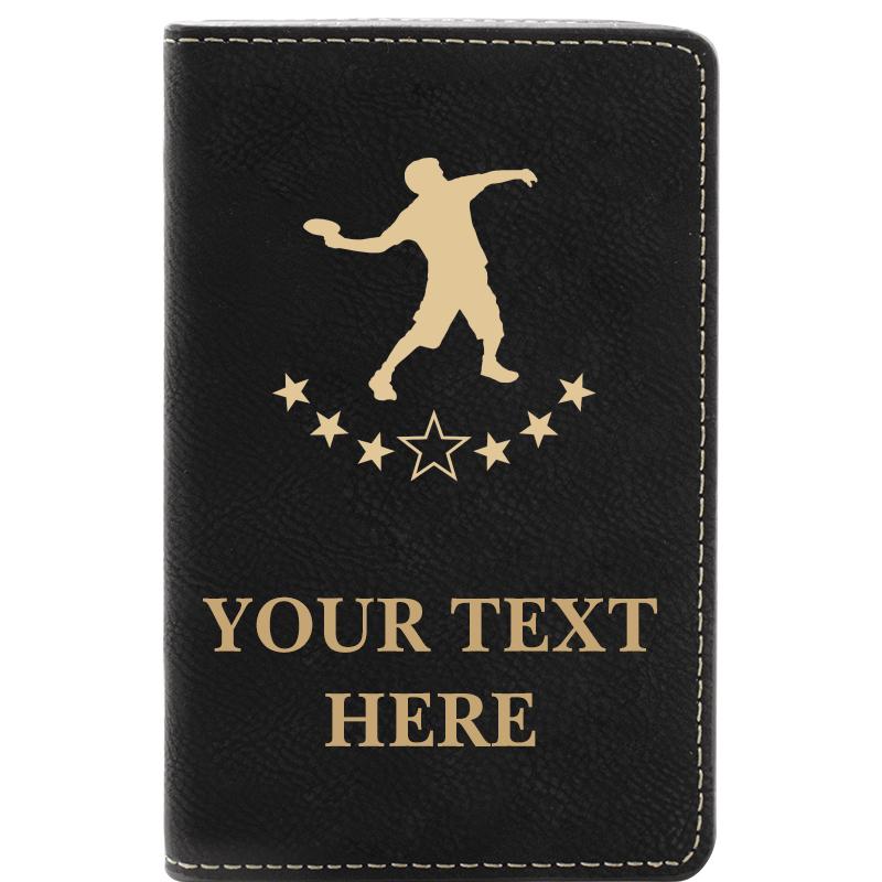 LEATHER WINE SET BLACK 2 PC