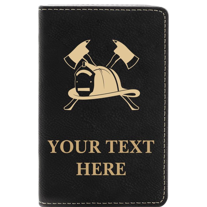 LEATHER WINE SET BLACK 2 PC