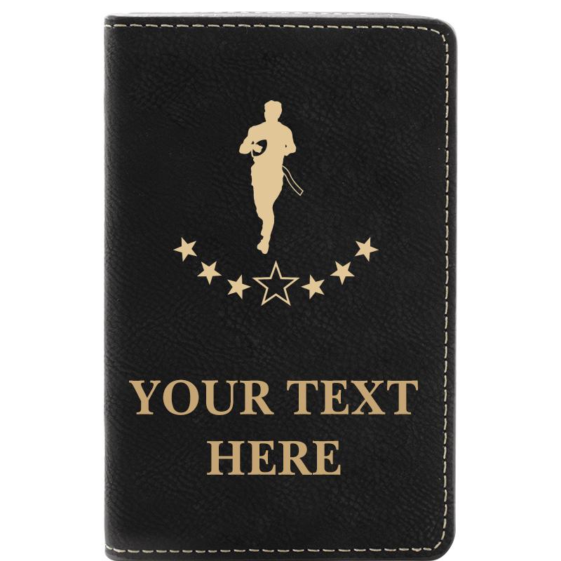 LEATHER WINE SET BLACK 2 PC